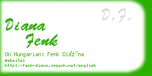 diana fenk business card